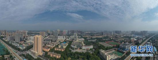  这是西藏民族大学全景（2019年10月11日摄，无人机照片）。新华社记者 晋美多吉 摄