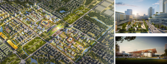  图26：永清北站轴线片区效果图