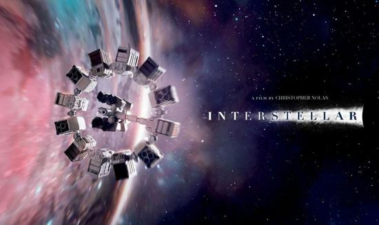  ↑图为电影《星际穿越》海报。