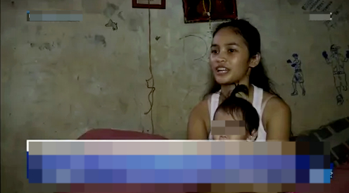  ▲一位菲律宾女子讲述：17岁时生下孩子，之后就被孩子的生父抛弃