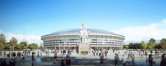 新工人体育场北门效果图 /本报资料室