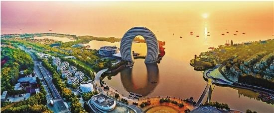 湖州南太湖畔的月亮酒店。拍友 刘斌 摄