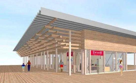 　　■&nbsp;当地时间20日，位于日本东京晴海海滨区、最多可容纳1.8万人居住的东京奥运村向媒体开放。奥运村入住者将每天接受核酸检测，除吃饭喝水外都要戴上口罩。上图为奥运村内的邮局效果图