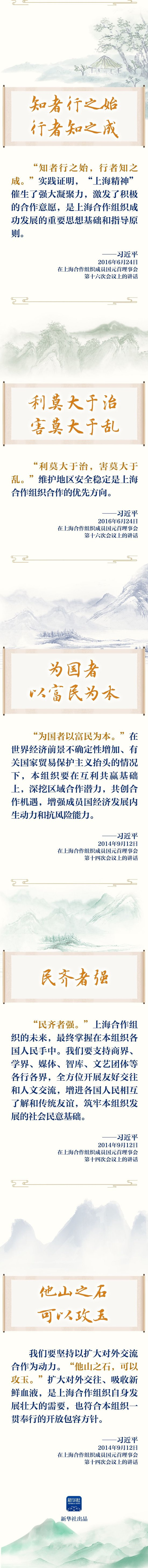 学习新语｜习近平主席这样阐释上合合作之道