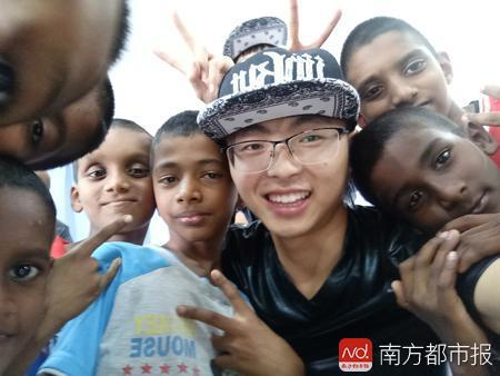 阳光乐观、积极上进的徐广。