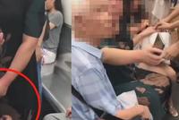 地铁占座起争执 武汉大妈河东狮吼惊动整车