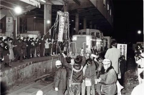 1987年1月31日，筑地市场货运列车最后一次行驶