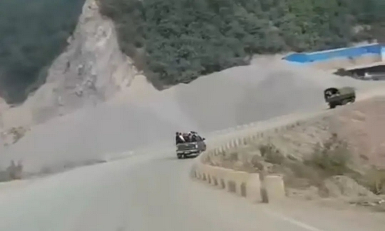 偷渡车（受访者供图）