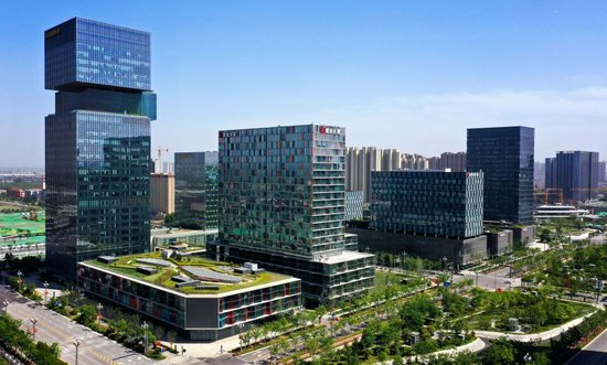  西咸新区秦创原金湾科创区。新华社记者 刘潇 摄