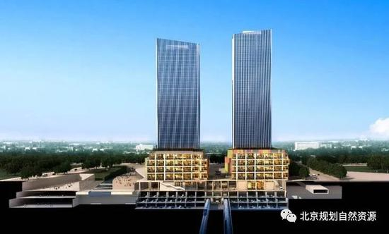  未来科学城南区站地下空间剖透视示意图