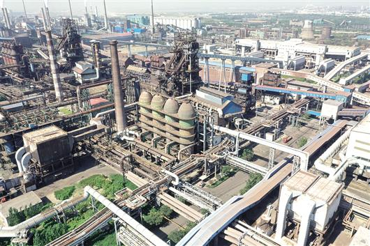 航拍一号高炉全景