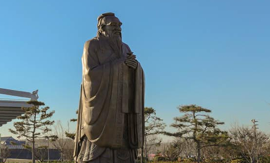 ▲孔子雕像，资料图，图/新京报网。