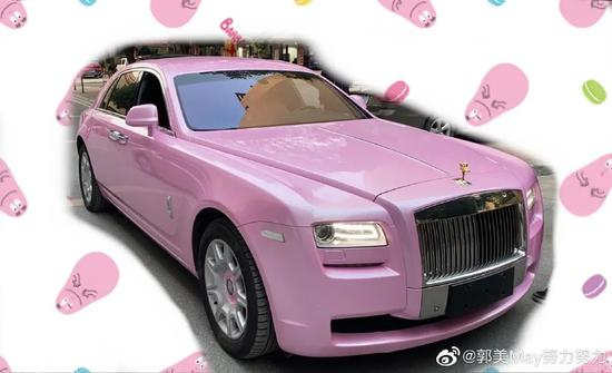 ·郭美美的粉红劳斯莱斯。
