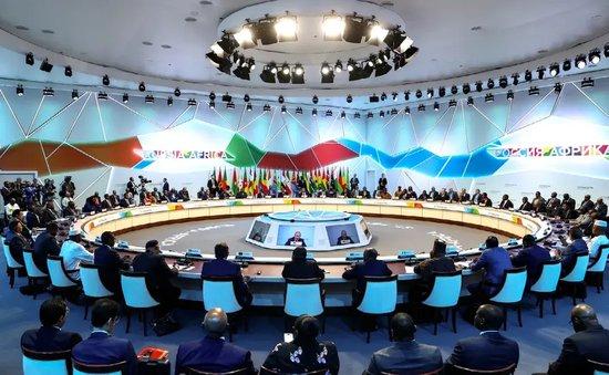 第二届俄罗斯—非洲峰会在圣彼得堡召开