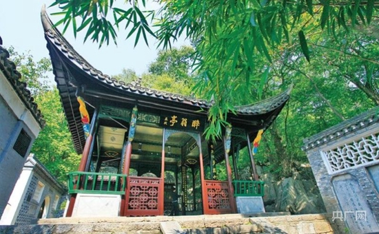 名篇名亭为滁州增添了浓厚的文化底蕴（央广网发 潘汉俭 摄）