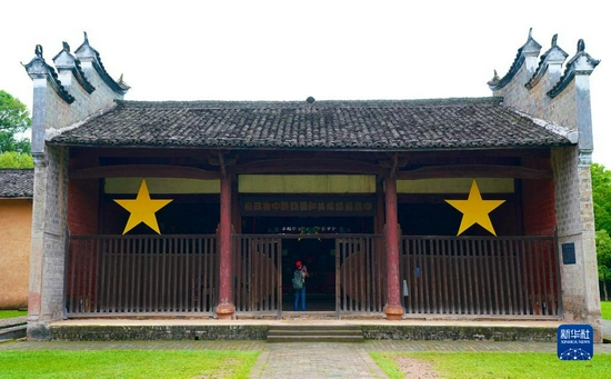 这是江西瑞金叶坪谢家祠堂（2019年5月27日摄）。新华社记者 胡晨欢 摄