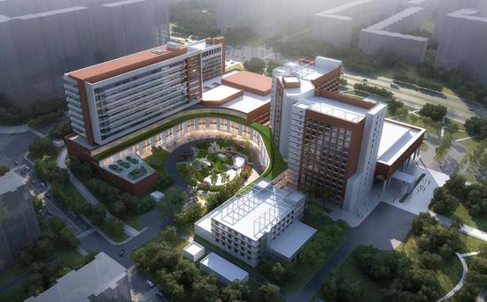 北京清华长庚医院二期效果图