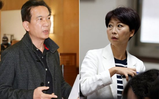 图注：林俊宪与陈亭妃之争，选后愈演愈烈。