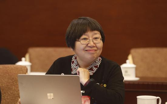 市人大代表郑新蓉。新京报记者 侯少卿 摄