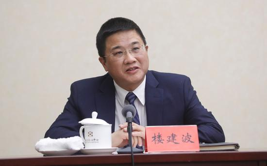  市人大代表楼建波。新京报记者 侯少卿 摄