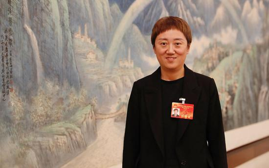 市人大代表穆静。新京报记者 侯少卿 摄