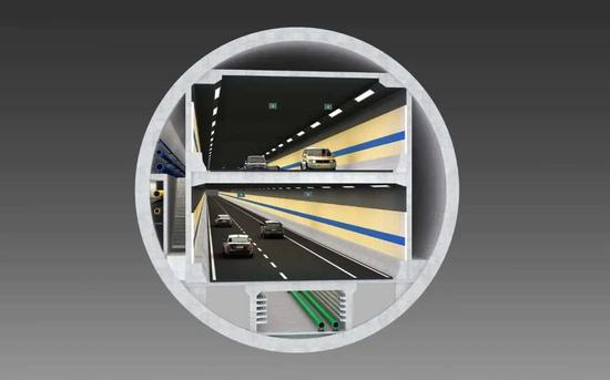 东湖段盾构隧道横断面图