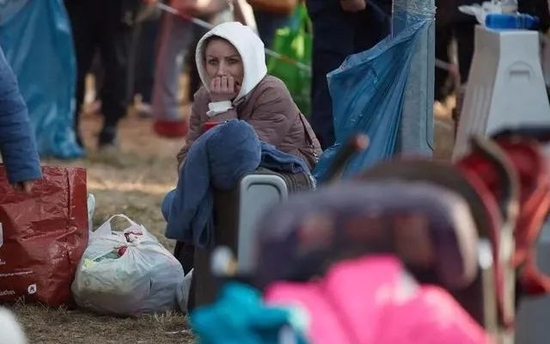  ·&nbsp;波兰普热梅西尔的一处乌克兰人临时安置点。