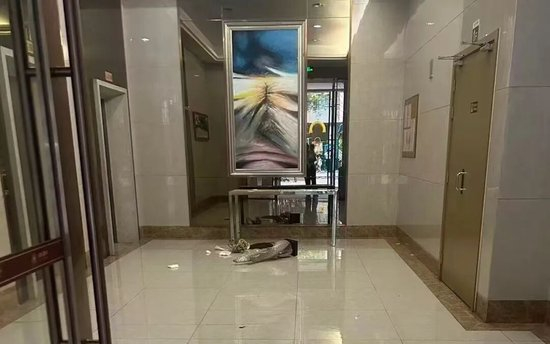  △事发现场。