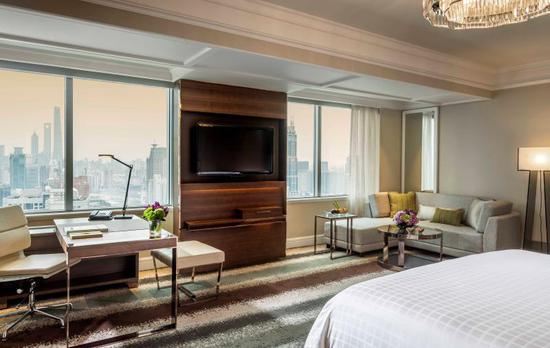 浦西四季酒店的客房&nbsp; 受访单位供图