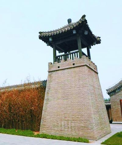  通州漕运码头上的箭楼