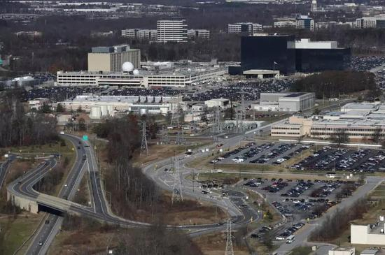 ▲位于马里兰州米德堡的美国国家安全局总部&nbsp;&nbsp;图据华盛顿邮报