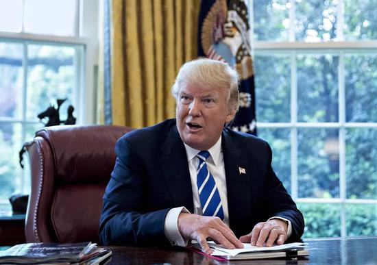 ▲特朗普（资料图，来源：视觉中国）