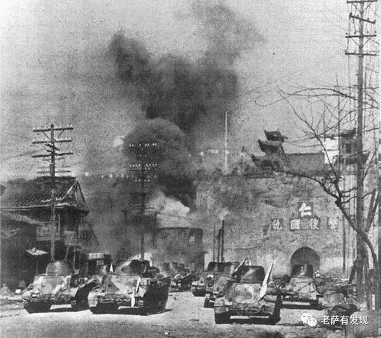 ▲ 1937年，日军进攻南京城