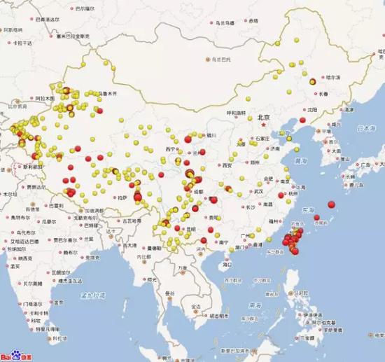 2017年中国发生三级以上地震500次其中新疆180次_手机新浪网