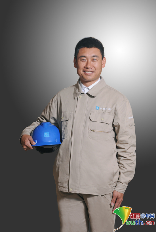 “焊接技师”邱明辉。本人供图