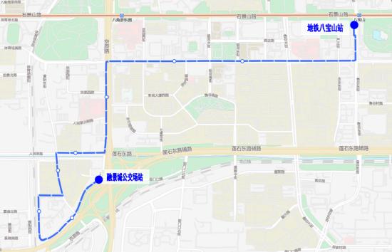配合地铁1号线支线建设,北京地铁八角游乐园站6月2日起封站