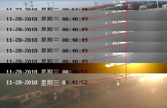 经校准，视频时间比北京时间慢 6 秒