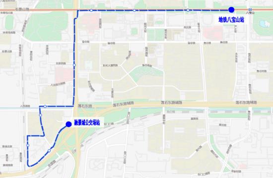 配合地铁1号线支线建设,北京地铁八角游乐园站6月2日起封站