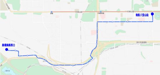 配合地铁1号线支线建设,北京地铁八角游乐园站6月2日起封站