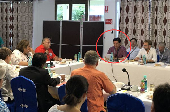 吴钊燮参加太平洋岛国论坛 图片来自台“外交部”