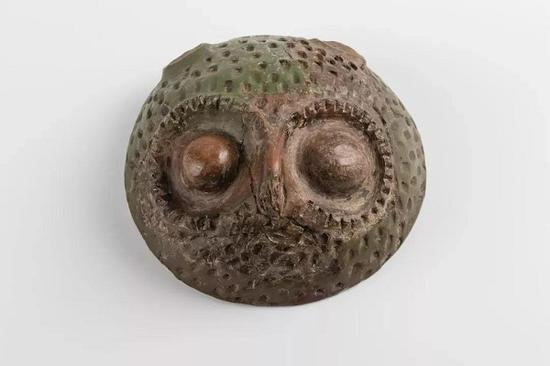 鸮面 新石器时代晚期 陕西华县泉护村遗址出土