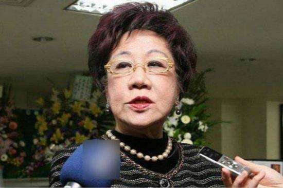 前台湾地区副领导人吕秀莲（图片来源：台湾《中时电子报》）