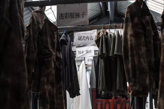 2018年1月11日，西藏自治区，山南军分区边防某营官兵的洗衣房。