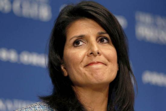　　现年46岁的美国常驻联合国代表妮基·黑莉（Nikki Haley）是特朗普任命的8位印度裔共和党人士中曝光率最高的一位。