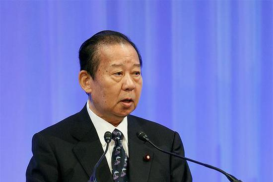日本自民党干事长二阶俊博 &nbsp;视觉中国 资料图