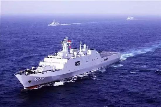 中国海军071型综合登陆舰&nbsp;&nbsp;资料图&nbsp;微信公众号“江西时政头条”