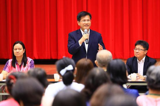 台中市长林佳龙（来源：台湾“中央社”）