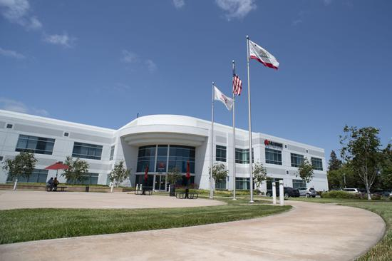 华为在美子公司FutureWei位于加州硅谷的研发中心，该中心于2011年开业。图片来自华尔街日报