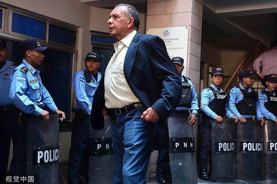 洪都拉斯前总统洛沃。图/视觉中国