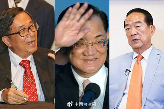 陈水扁、连战、宋楚瑜